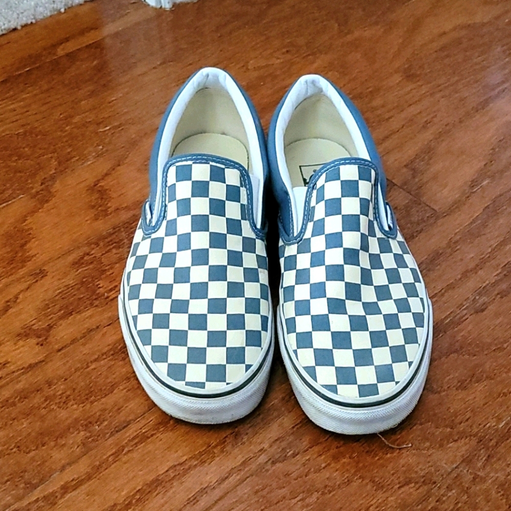Men's dusty blue Vans